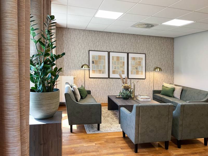 Sitzgelegenheiten in der Bibliothek